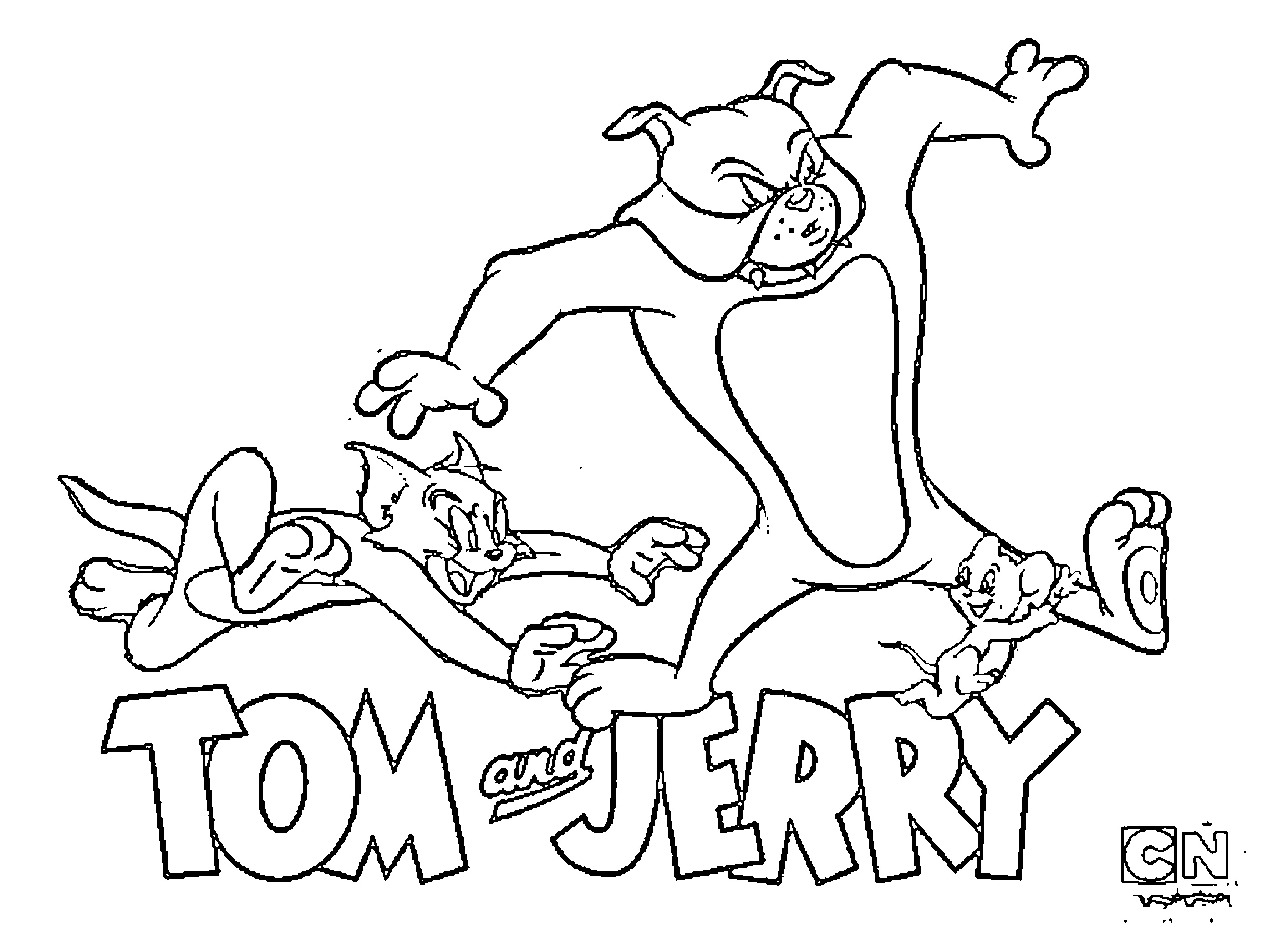 gambar kucing anjing tikus lucu tom jerry